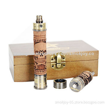Smokjoy n fire la2 full kit, wood e cig mod